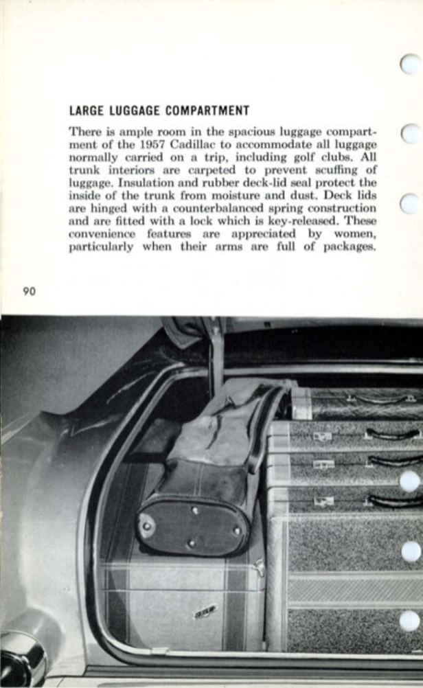 1957 Cadillac Salesmans Data Book Page 111